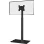 Universal TV Stand with Mount 100 Degree Swivel Height Adjustable and Tilt Function for 19 to 42 inch LCD, LED OLED TVs,HT1001B