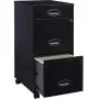 Lorell LLR17427 SOHO Mobile Cabinet, Black