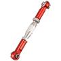 Essenc for WLtoys 144001 1/14 RC Car Spare Parts Metal Linkage Servo Pull Rod Steering Tie Rod Set,Red