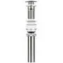 ESFORT Bathroom Sink Drain, Vessel Pop Up Sink Drain with Overflow, Brushed Nickel ESFORT Bathroom Sink Drain, Vessel Pop Up Sink Drain with Overflow, Brushed Nickel