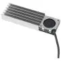 JMT M.2 2280 SSD Heatsinks with 20mm DC5V DC12V 3pin Fan Powerful Cooling Radiator for PCIE NVME SATA M.2 SSD Cooler (DC5V Fan,Silver) JMT M.2 2280 SSD Heatsinks with 20mm DC5V DC12V 3pin Fan Powerful Cooling Radiator for PCIE NVME SATA M.2 SSD Cooler (DC5V Fan,Silver)
