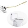 OULII Toilet Flush Lever Handle Universal Toilet Handle Replacement for TOTO Kohler Toilet Tank (Side Mount)