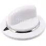 WE1M654 Dryer White Timer Control Knob with Metal Ring for General Electric GE Kenmore Sears RCA Hotpoint Dryer, Replaces AP3995088, 1264290, AH1482197, EA1482197, 212D1726