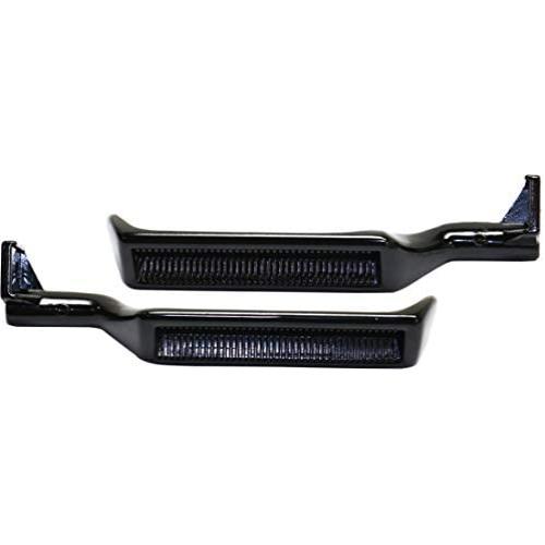 Interior Door Handle Set of 2 Compatible with FORD F-SERIES 1980-1996 Front Door Handle Right Side and Left Side Inside Metal Zinc Black (=Rear)