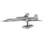 Fascinations Metal Earth SR-71 Blackbird Airplane 3D Metal Model Kit
