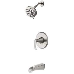 Pfister 8P8-WS2-JDSGS Jaida Tub and shower faucet with Adjustable Spray Width, Spot Defense Brushed Nickel