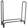 Everflying 4ft Firewood Rack Outdoor Log Holder for Fireplace Heavy Duty Wood Stacker for Patio Deck Metal Kindling Logs Storage Stand Steel Tubular Wood Pile Racks Outside Fire Place Tools
