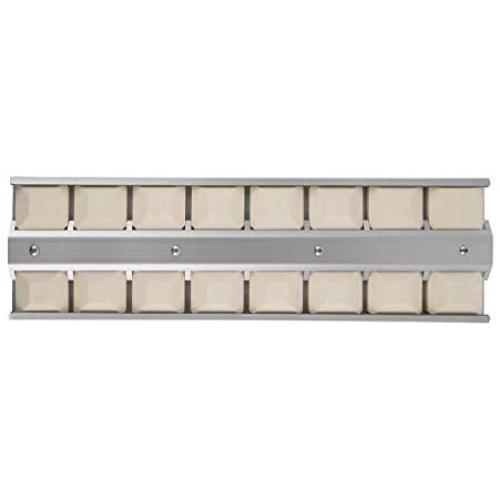 MixRBBQ Grill Briquette Tray & Briquettes Set for Viking Grill, Stainless Steel Heat Plate and Ceramic Briquettes (18-1/8'' L X 5-7/16'' W)