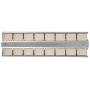 MixRBBQ Grill Briquette Tray & Briquettes Set for Viking Grill, Stainless Steel Heat Plate and Ceramic Briquettes (18-1/8'' L X 5-7/16'' W)