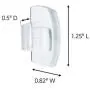 Command Outdoor Light Clips, Clear, 20 Clips, 24 Strips (AW017-20NA)