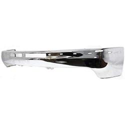 Front Bumper Compatible with 1999-2002 Chevrolet Silverado 1500 Chrome with Brackets