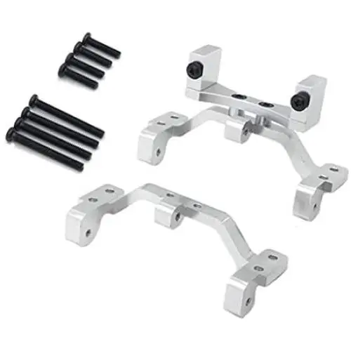 Tongina 1/12 Metal Servo Mount for MN90 MN99S Model Crawler Buggy Trucks Car DIY Accessories - Silver Tongina 1/12 Metal Servo Mount for MN90 MN99S Model Crawler Buggy Trucks Car DIY Accessories - Silver