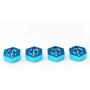 YIZAN 1Set/4Pcs Metal Hexagon Set for 12428 12423 1/12 Speed Rc Car Feiyue Fy-01/02/03/04/05 Upgrade Parts