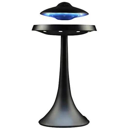 Levitating Floating Speaker, Magnetic UFO Bluetooth Speaker V4.0, LED Lamp Bluetooth Speaker with 5W Stereo Sound, Wireless Charge, 360 Degree Rotation, for Home/Office Decor,Unique Gifts(Black) Levitating Floating Speaker, Magnetic UFO Bluetooth Speaker V4.0, LED Lamp Bluetooth Speaker with 5W Stereo Sound, Wireless Charge, 360 Degree Rotation, for Home/Office Decor,Unique Gifts(Black)