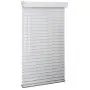 Lotus & Windoware 2'' Faux Wood Blind, 34.5'' W x 72'' H, White Wood Grain Textured Finish Lotus & Windoware 2'' Faux Wood Blind, 34.5'' W x 72'' H, White Wood Grain Textured Finish