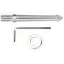 Ground Spike Mount, Tripod Spike, Camera Spike Mount Metal with 3/8 Inch Screw Thread Camera Accessories for Tripod(8CM)