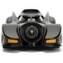 Jada Toys DC Comics Batman 1989 Batmobile DIE-CAST Car Model Kit, 1: 24 Scale Vehicle & 2.75'' Collectible Metal Figurine, Build N’ Collect, Black, JA30874