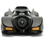 Jada Toys DC Comics Batman 1989 Batmobile DIE-CAST Car Model Kit, 1: 24 Scale Vehicle & 2.75'' Collectible Metal Figurine, Build N’ Collect, Black, JA30874