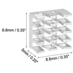 uxcell Electronic Radiators Heatsink for Motor,3D Printer 8.8x8.8x5mm Silver 10pcs