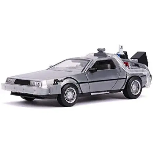 Back to The Future Part II 1:24 Time Machine Die-cast Car Light Up Feature, Toys for Kids and Adults Back to The Future Part II 1:24 Time Machine Die-cast Car Light Up Feature, Toys for Kids and Adults