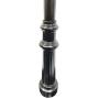 Addresses of Distinction Avenues Standard Mailbox & Post – Black Rust Resistant Metal Mailbox System – Includes Address Plaque, Numbers & Mounting Hardware - Powder Coated Aluminum Base - Ball Finial