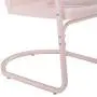 Crosley Tulip 2 Piece Chair Set Pastel Pink Gloss