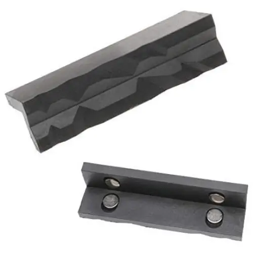 DEF 4'' Vise Jaws Pads with magnetic, Soft Vice Jaws Cover, Multi-Purpose Protector for Any Metal Bench Vice, Set of 2, inch, Black DEF 4'' Vise Jaws Pads with magnetic, Soft Vice Jaws Cover, Multi-Purpose Protector for Any Metal Bench Vice, Set of 2, inch, Black