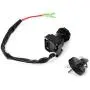 TUPARTS Ignition Key Switch set 2 Pin connector KAWASAKI BAYOU 300 KLF300 1988-2004 mini ATVs quad bike go kart parts electric atv ignition switch