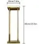 VINCIGANT Gold Wedding Flower Stand Vase Column,Metal Flower Arrangement for Wedding Party Dinner Centerpiece,Event Restaurant Hotel Decoration,Pack of 2 VINCIGANT Gold Wedding Flower Stand Vase Column,Metal Flower Arrangement for Wedding Party Dinner Centerpiece,Event Restaurant Hotel Decoration,Pack of 2