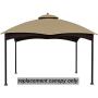 ABCCANOPY Replacement Canopy Top for Lowes Allen Roth 10X12 Gazebo #GF-12S004B-1(Beige)