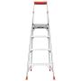 Little Giant Ladders, Flip-N-Lite, 6-Foot, Stepladder, Aluminum, Type 1A, 300 lbs Rated (15270-001)