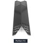 Hongso Gas Grill Heat Shield for Members Mark Grill Parts 720-0691a, 720-0778a, 720-0778c, Nexgrill 720-0778a, 4-Pack 15 1/4 inch Porcelain Steel Heat Plate Tent Flame Tamer BBQ Burner Cover,PPZ691