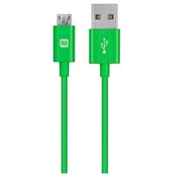 Monoprice Select Series USB A to Micro B Charge & Sync Cable, 6ft Green