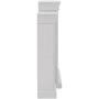 Ameriwood Home Lamont Mantel Fireplace, White,1815096COM