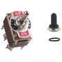 Etopars 3 X Heavy Duty 20A 125V 15A 250V DPDT 6 Terminal Pin ON/OFF/ON Rocker Toggle Switch Flick Metal Waterproof Cap Knob