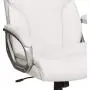 Amazon Basics High-Back Executive, Swivel, Adjustable Office Desk Chair with Casters, White Bonded Leather Amazon Basics High-Back Executive, Swivel, Adjustable Office Desk Chair with Casters, White Bonded Leather