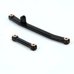 LCX Racing 1/24th RC Crawler Car CNC Machined Aluminum Steering Link Linkage Front Axle for Axial SCX24 AXI90081 AXI00001 AXI00002 AXI00004, Upgrades Parts Accessories