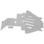 RC Chassis Armors Set, Stainless Steel Chassis Armors Protection Skid Plate for Traxxas TRX-4 82056-4 RC Car Upgrade Part(Silver)