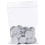 Kissitty 100-Piece 5/9'' Diameter (15mm) Blank Stainless Steel Stamping Tag Charms Smooth Polished Flat Round Disc Pendants 18 Gauge Thick Kissitty 100-Piece 5/9'' Diameter (15mm) Blank Stainless Steel Stamping Tag Charms Smooth Polished Flat Round Disc Pendants 18 Gauge Thick