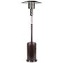 XtremepowerUS 96053 Propane Gas Outdoor Patio Heater Auto Tilt CSA 48,000 BTU Premium Floor Standing, Hammered Bronze