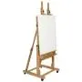 Creative Mark Saint Remy Wooden H-Frame Artist Studio Floor Easel Double Mast Adjustable Multi Angles to Flat for Small to Extra Large Canvas Paintings up to 60''w x 82'' h - Oiled Beechwood Creative Mark Saint Remy Wooden H-Frame Artist Studio Floor Easel Double Mast Adjustable Multi Angles to Flat for Small to Extra Large Canvas Paintings up to 60''w x 82'' h - Oiled Beechwood
