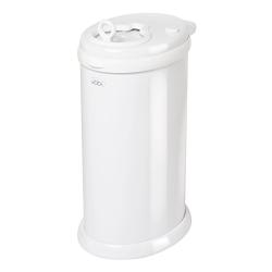 Ubbi Steel Odor Locking, No Special Bag Required Money Saving, Awards-Winning, Modern Design, Registry Must-Have Diaper Pail, White