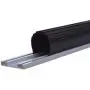 16FT Heavy-Duty U Ring Shape Universal Garage Door Bottom Seals Rubber with Pre-drilled Aluminum Track Retainer Base Kit (16ft, Black) 16FT Heavy-Duty U Ring Shape Universal Garage Door Bottom Seals Rubber with Pre-drilled Aluminum Track Retainer Base Kit (16ft, Black)