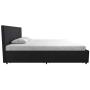 Novogratz Kelly Upholstered Storage Platform Bed - King (Dark Gray Linen)
