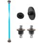 LoveinDIY Pinion Gear Set, 5Pcs Metal Differential Gear Crown Gear Reduction Gear Upgrade Parts for 1/18 Wltoys A959-B A969-B A979-B K929-B RC Accessory