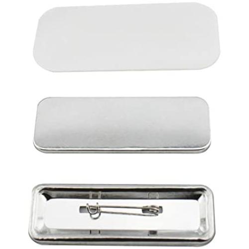 Asc365 Rectangle 1''x2-3/4'' 25x70mm Pin Badge Button Parts Suppliesmachine Badge(item#015541) Asc365 Rectangle 1''x2-3/4'' 25x70mm Pin Badge Button Parts Suppliesmachine Badge(item#015541)
