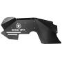 Hooke Road Armor Style Fender Flares + Front Inner Fender Liners Kit Compatible with Jeep Wrangler JK & Unlimited 2007-2018 2/4 Doors