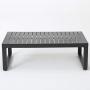 GDF Studio Nealie Patio Furniture ~ 4 Piece Outdoor Aluminum Chat Set (Dark Grey)