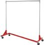 Simple Houseware Commercial Z Base Garment Rack, Red