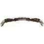 Front Bumper Compatible with 1998-2004 Chevrolet S10 Chrome (S10 LS Appearance Package) with Moulding Holes
